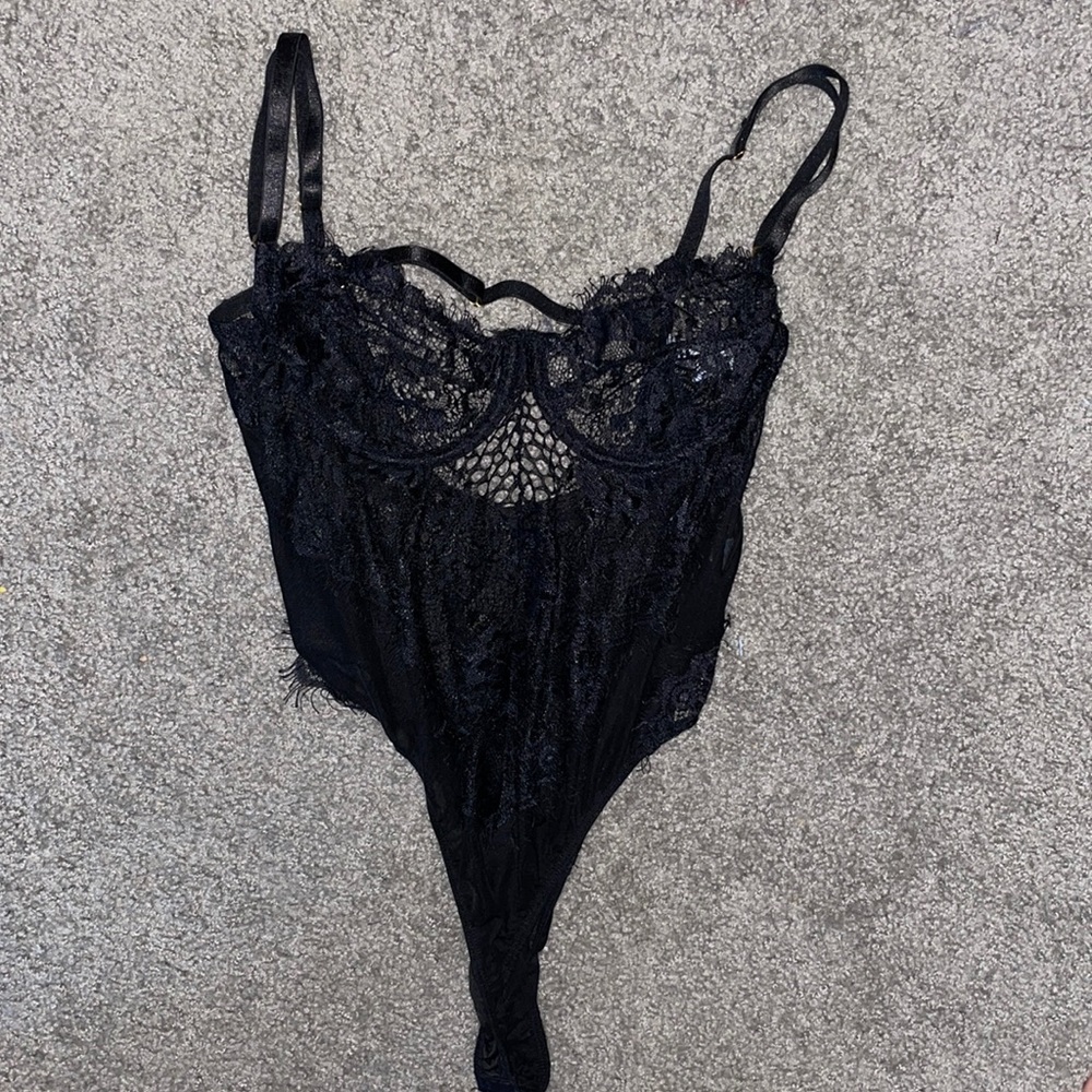 FN sheer lace bodysuit